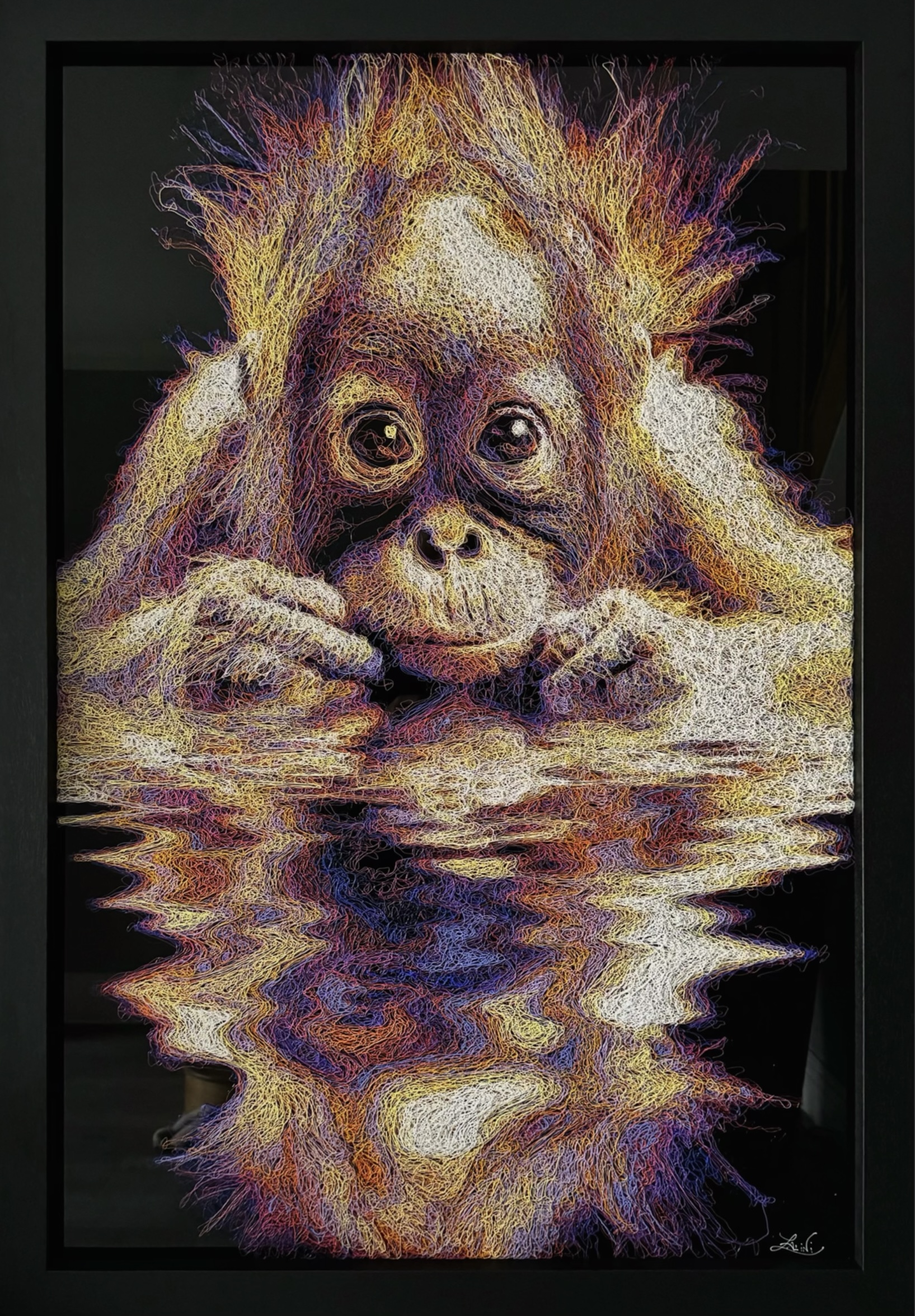 Orangutan portrait