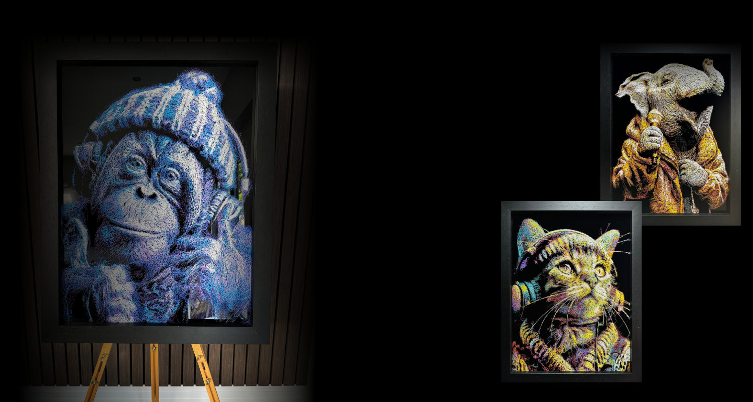 Anthropomorphic animal art