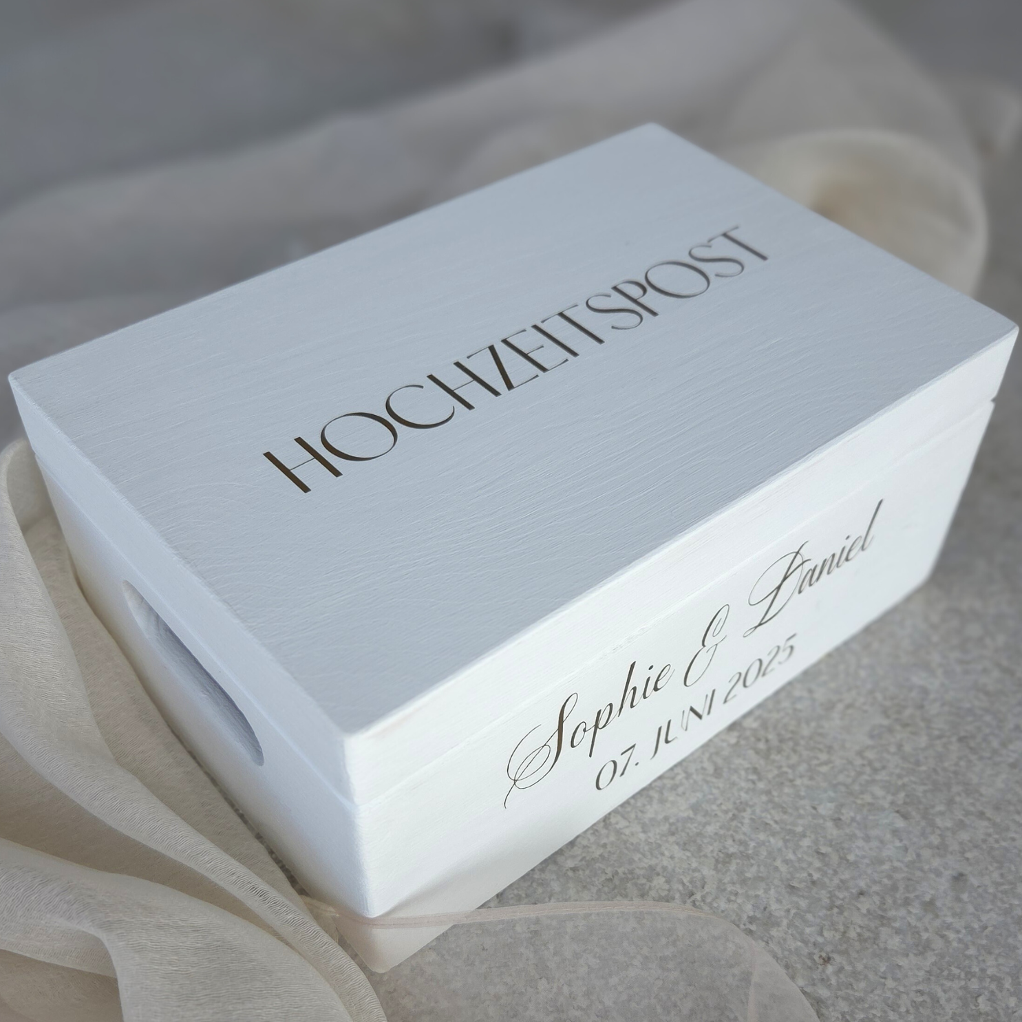 Personalized Wedding Memory Boxes