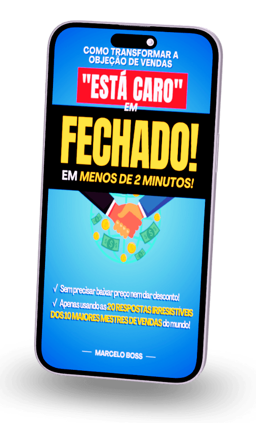 Mockup do Manual dos Mestres no celular