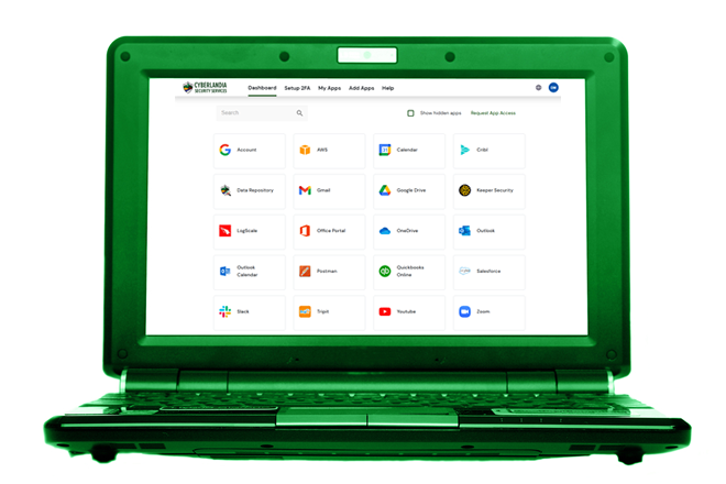 Cyberlandia Security Interface