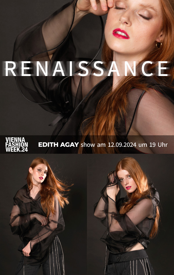 Model wearing the collection