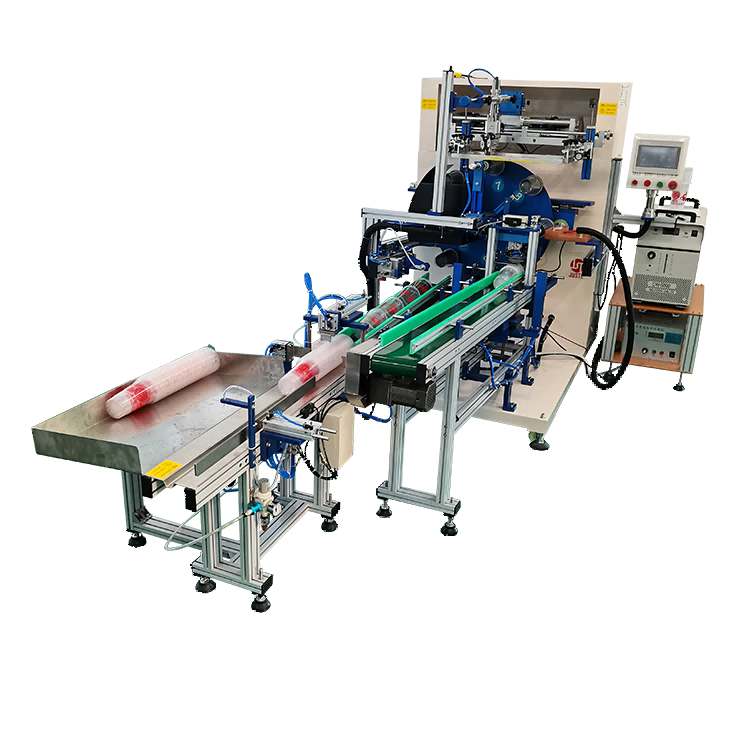One Color Full Auto Cup Screen Printer