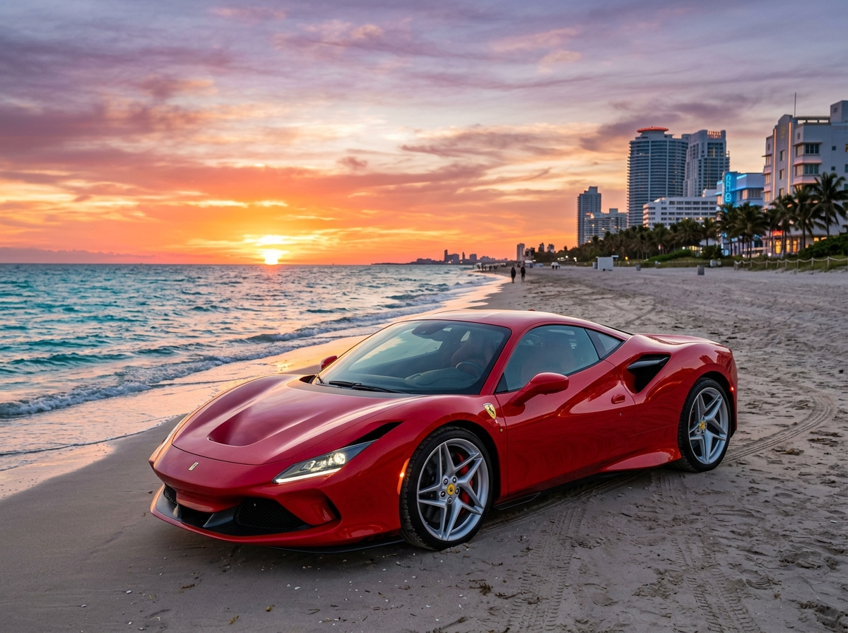 Ferrari F8 Tributo for rent in Miami