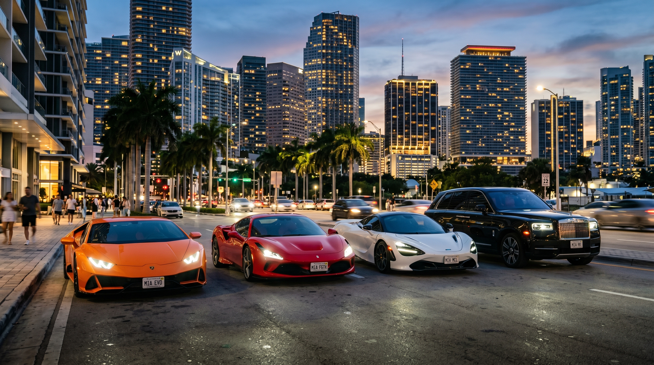 Luxury Car Miami Concept
