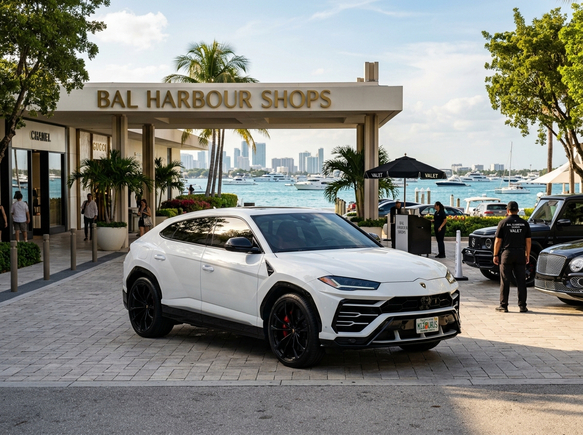 Miami Skyline Luxury Cars