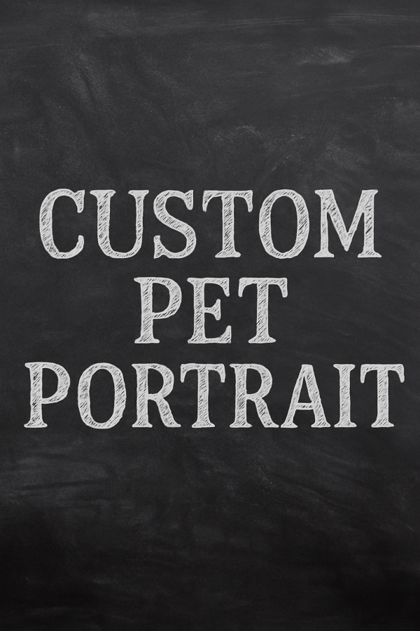 Custom Dog Oil Painting