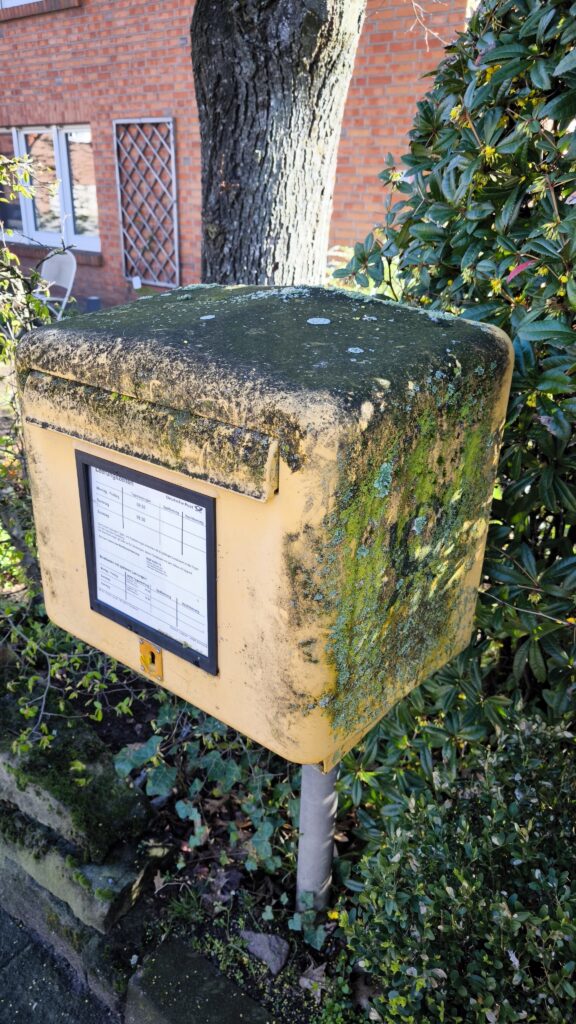 Briefkasten Vorher/Nachher