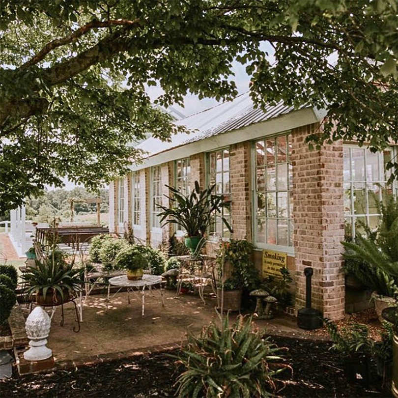 The Glass Greenhouse at West Milford Farm