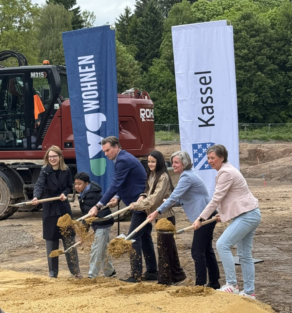 Baustelle und Entwurf