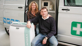 Handwerker Werkstattauto