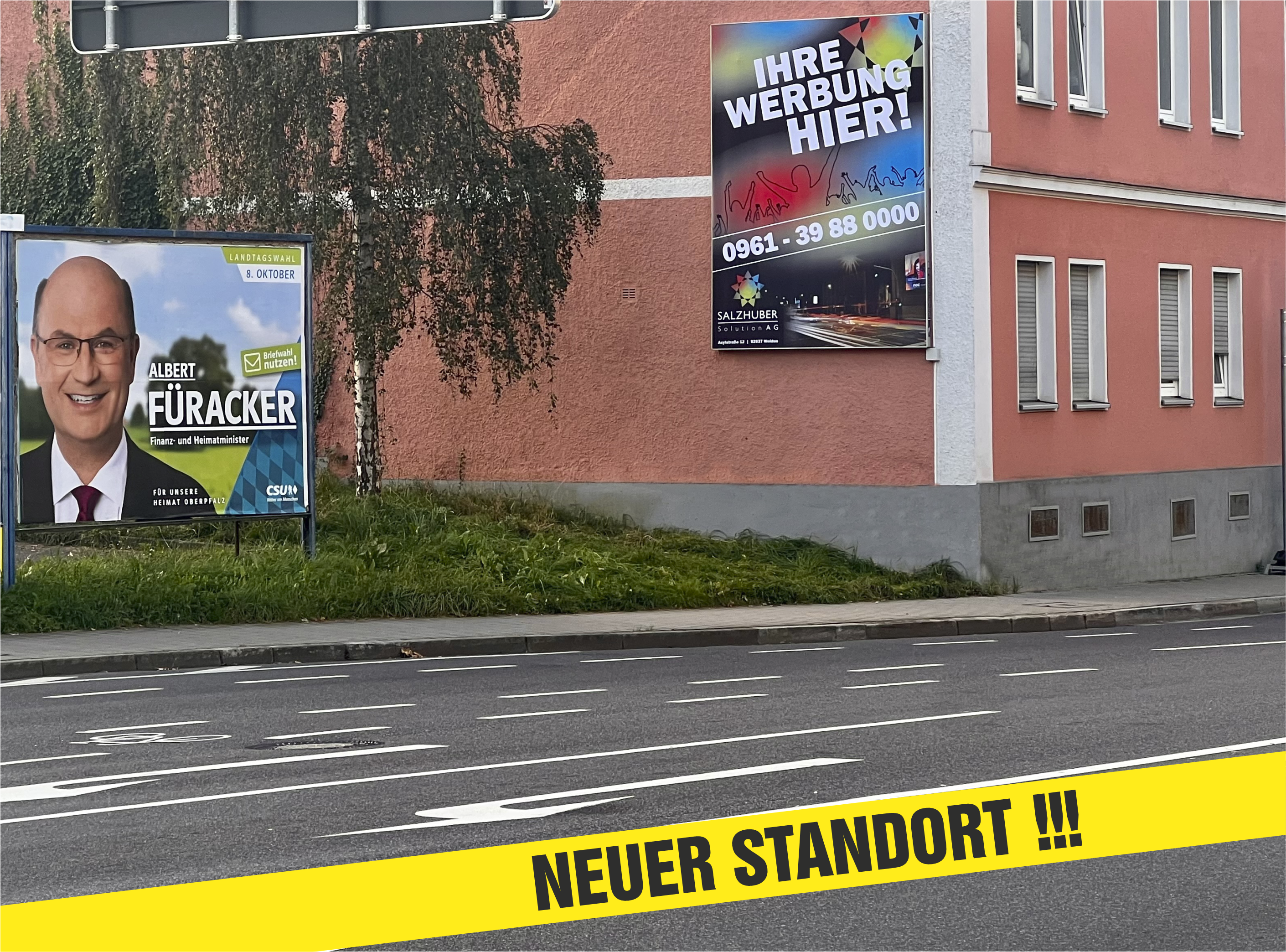 LED-Videowall Schillerstraße Weiden