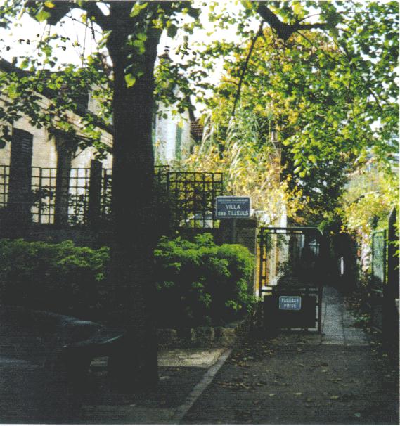 Vue de la Villa des Tilleuls
