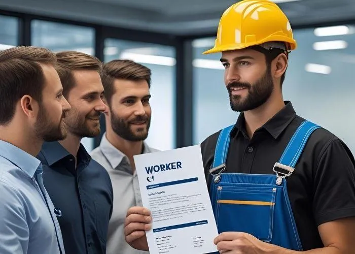 Studente in laboratorio