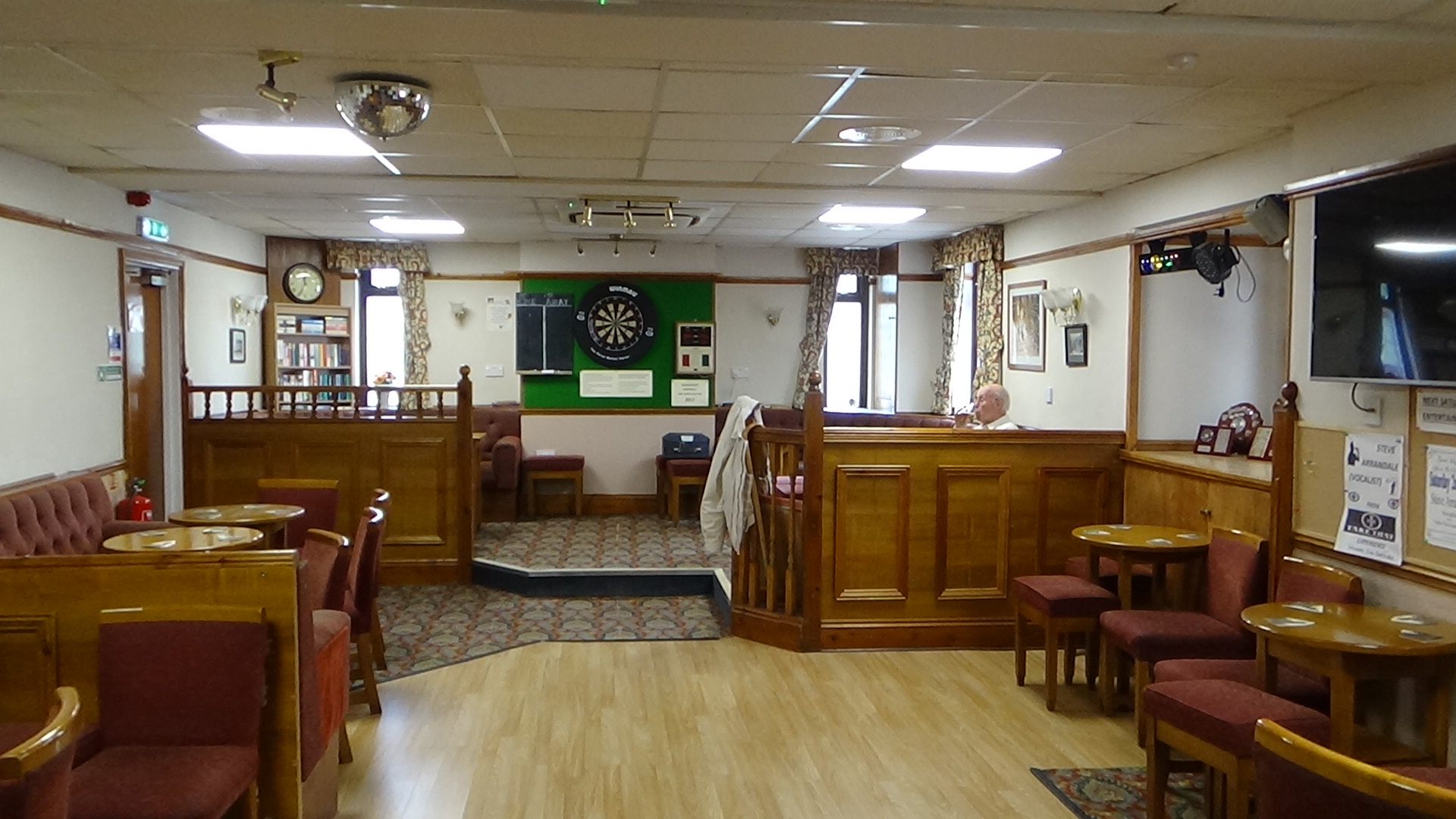 Club interior and bar area