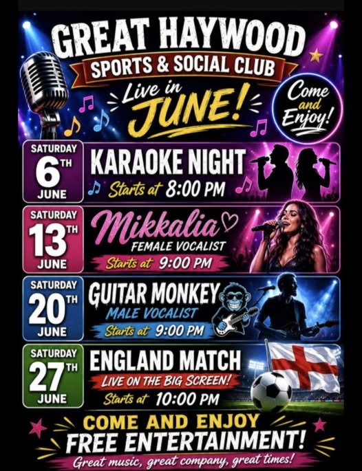 Live entertainment at the club