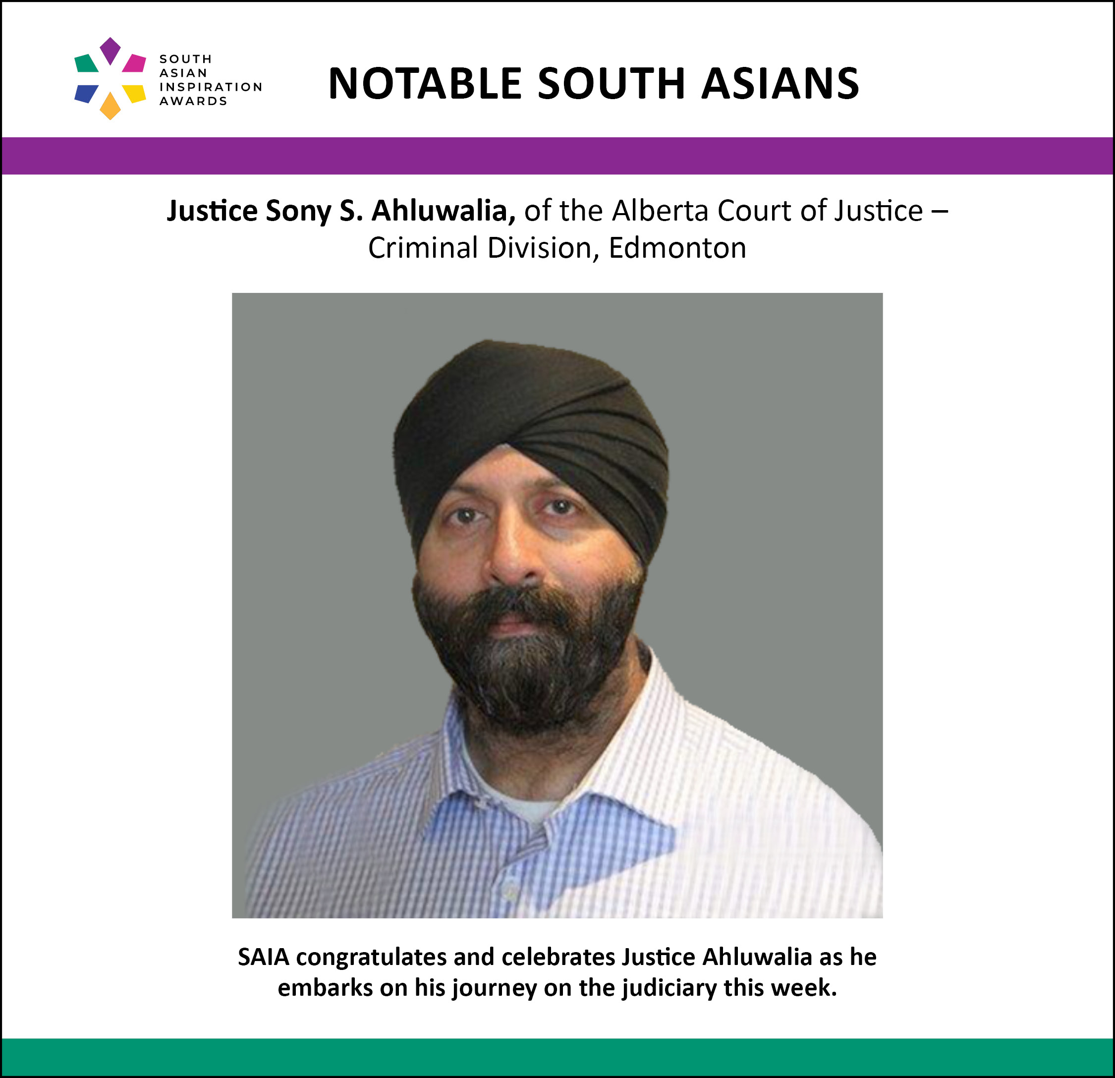Justice Sony Ahluwalia