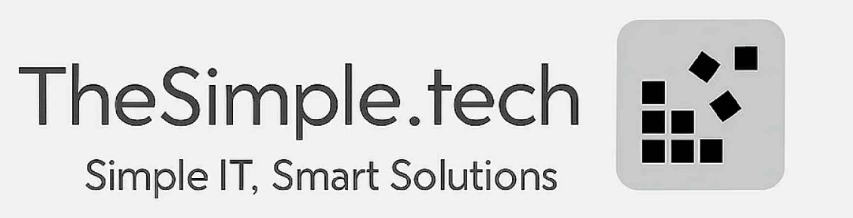Simple, organized technology setup illustration