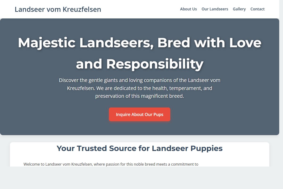 AI Redesign for landseer-vom-kreuzfelsen.at/