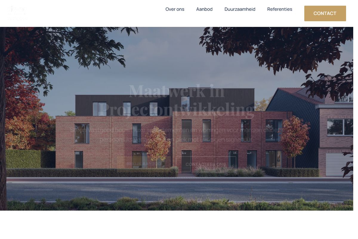 AI Redesign for steenvastgoed.be/