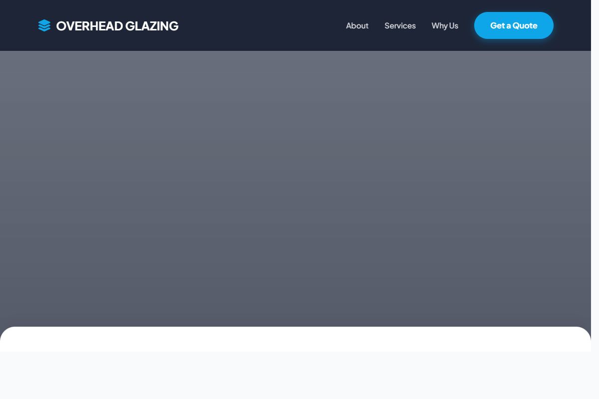 AI Redesign for overheadglazing.co.uk/