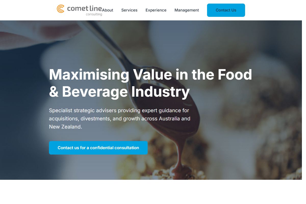 AI Redesign for cometlineconsulting.com.au/