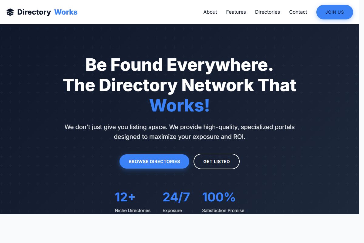 AI Redesign for directoryworks.com.au/