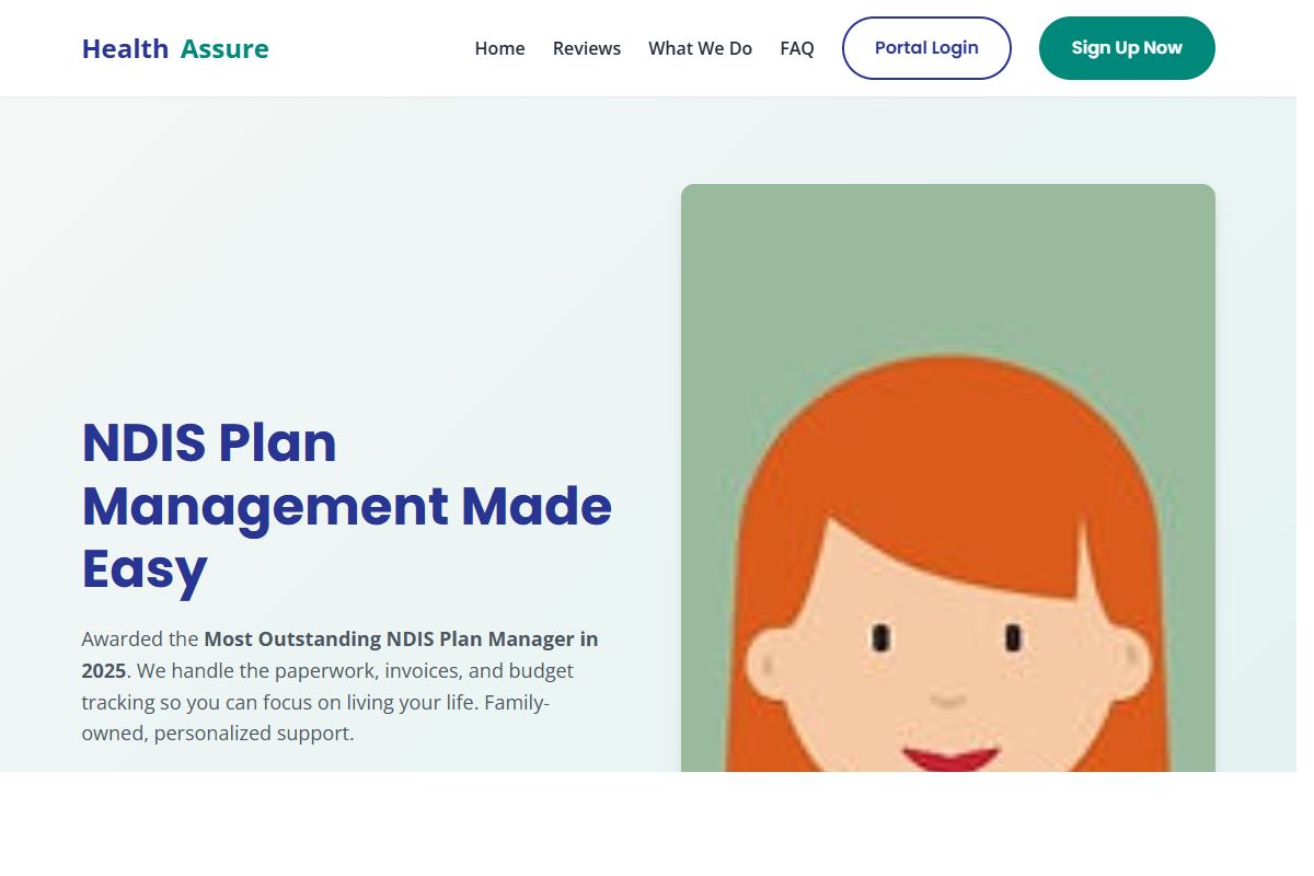 AI Redesign for healthassure.com.au/