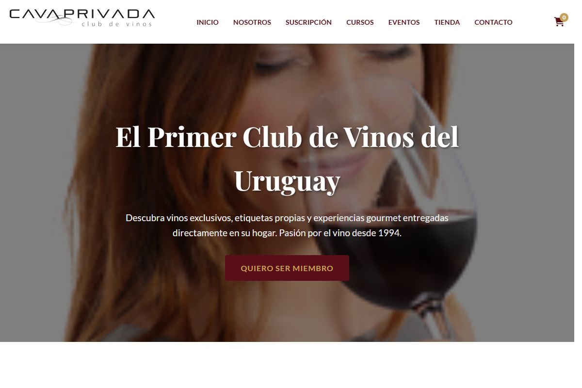 AI Redesign for cavaprivada.com.uy/