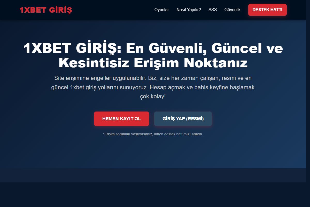 AI Redesign for 1xbet-giris-69.com/