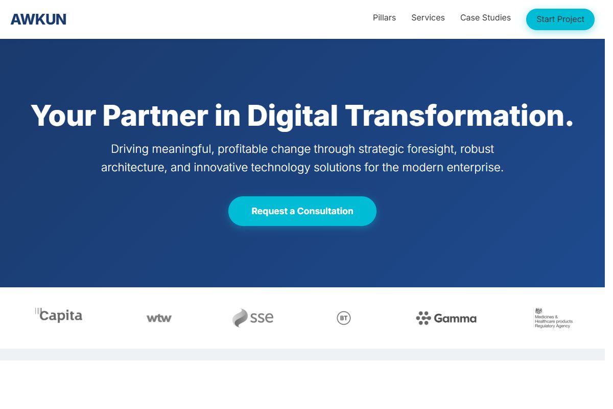 AI Redesign for awkun.com/