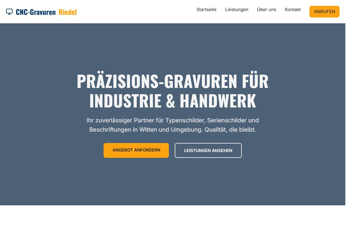 AI Redesign for cnc-gravuren.com/