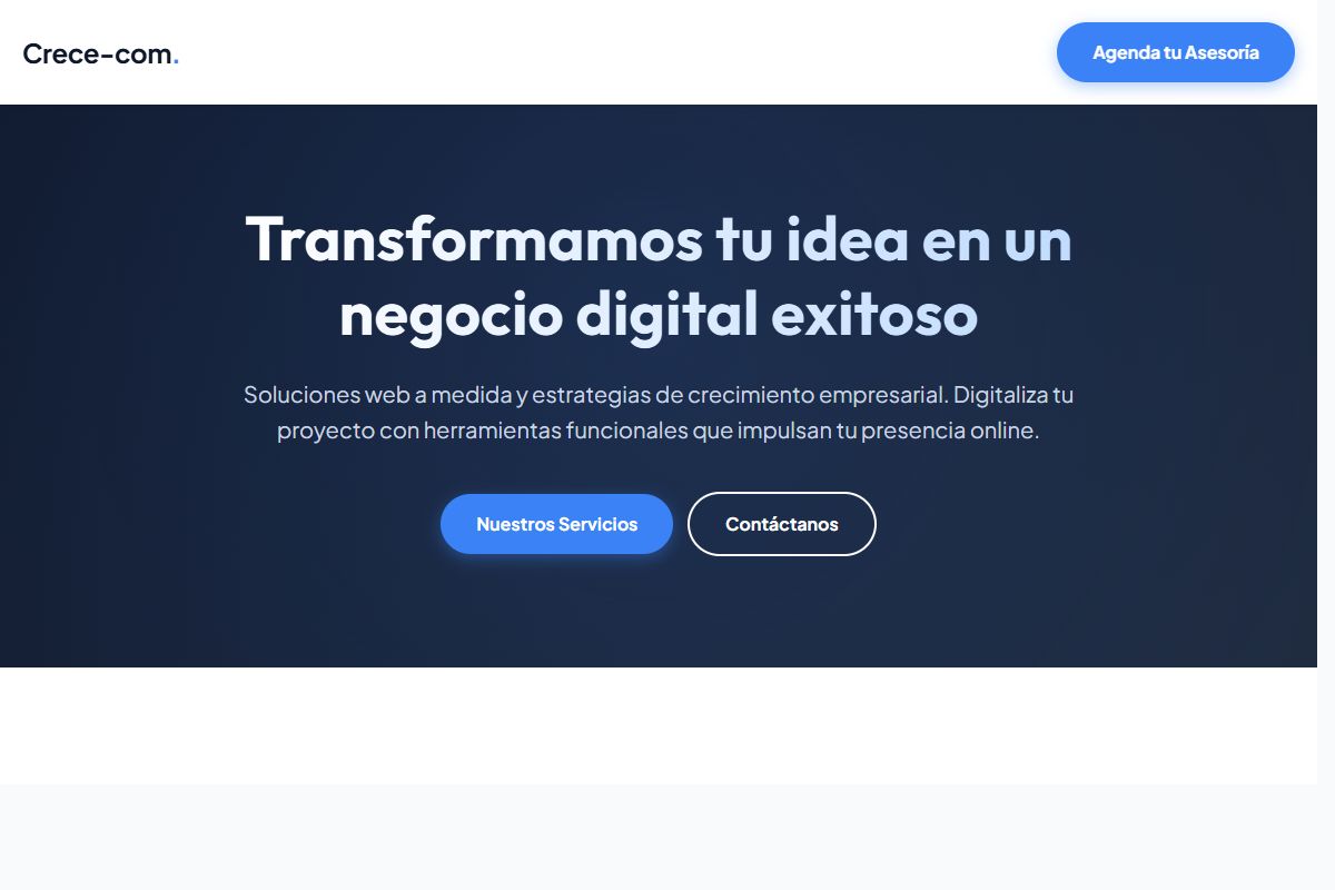 AI Redesign for consultoriacrece.com/