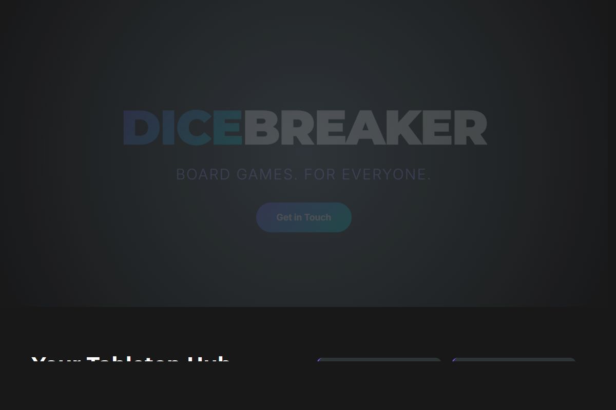 AI Redesign for dicebreaker.com/