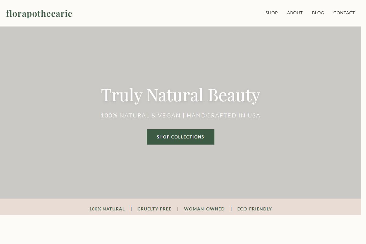 AI Redesign for florapothecarie.com/