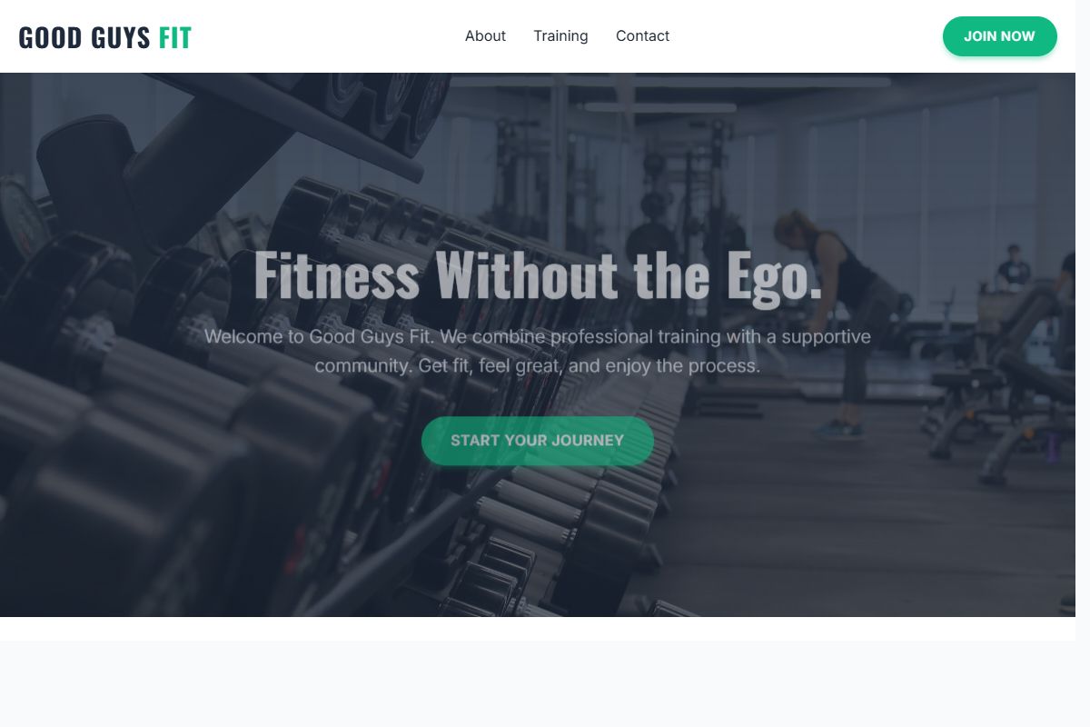 AI Redesign for goodguysfit.com/