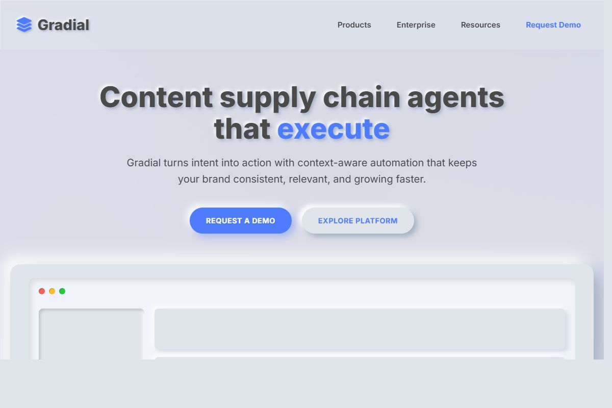 AI Redesign for gradial.com/