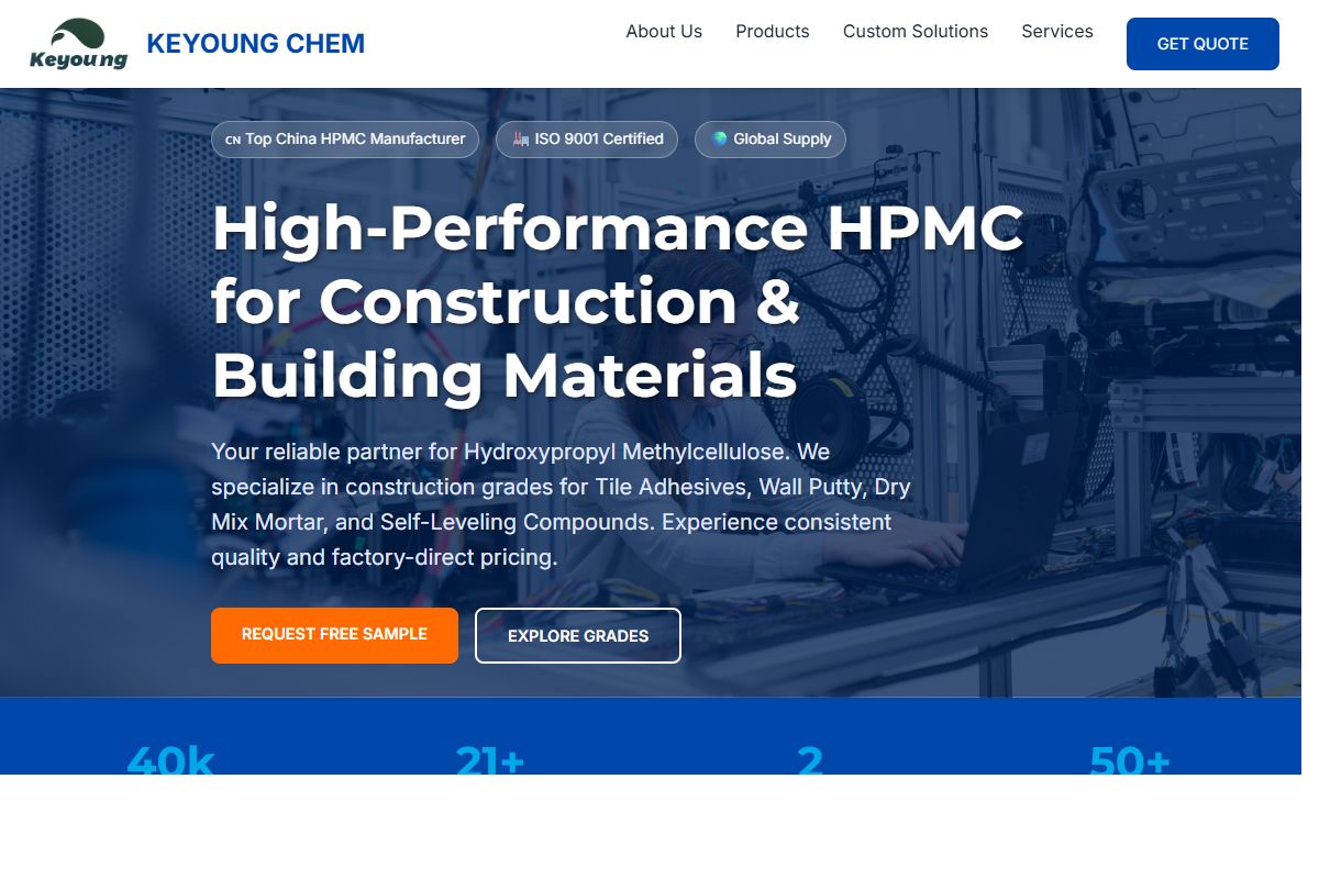 AI Redesign for keyoungchem.com/