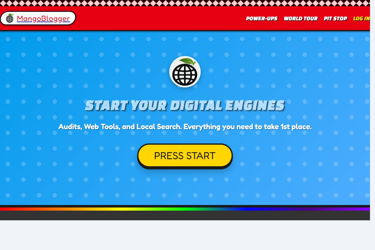 AI Redesign for mangoblogger.com/