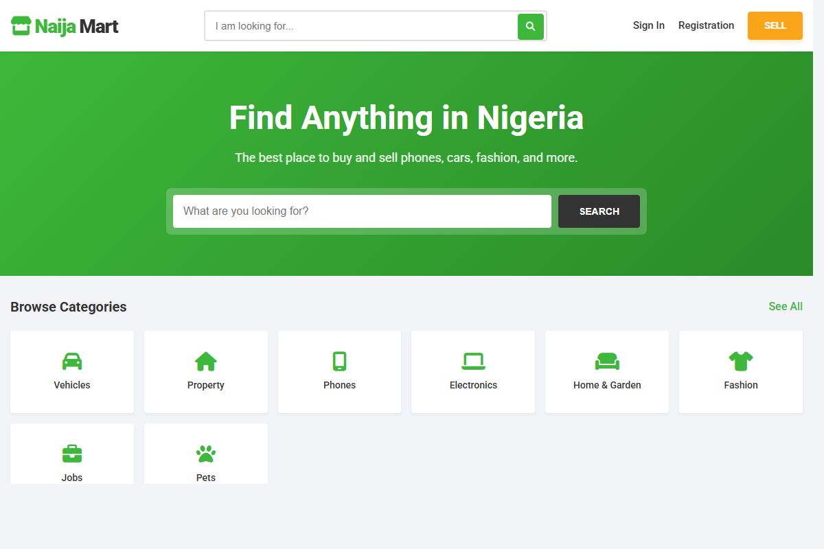 AI Redesign for naijamart.com/