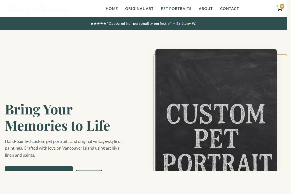 AI Redesign for oilsbyakshaya.com/