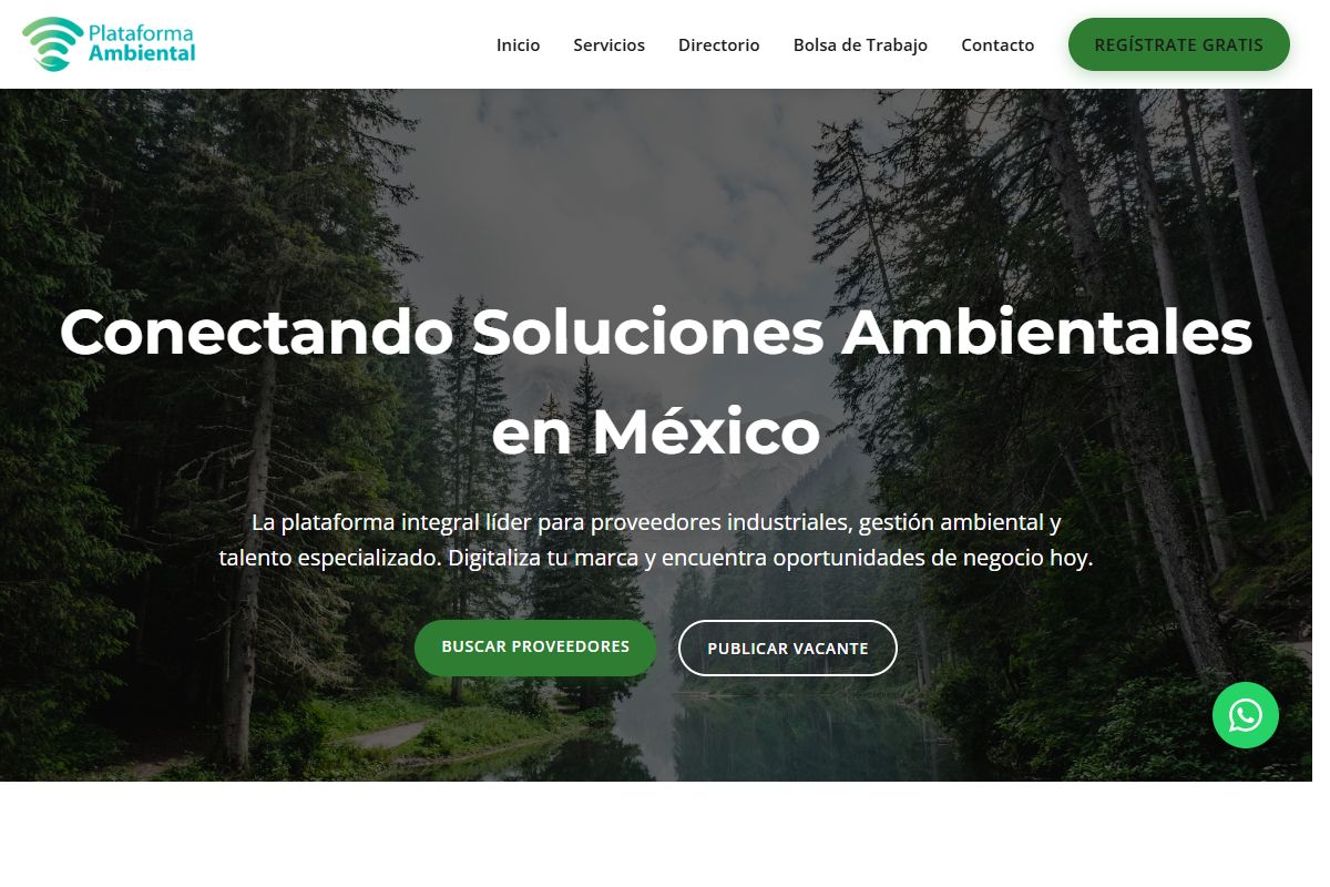 AI Redesign for plataforma-ambiental.com/