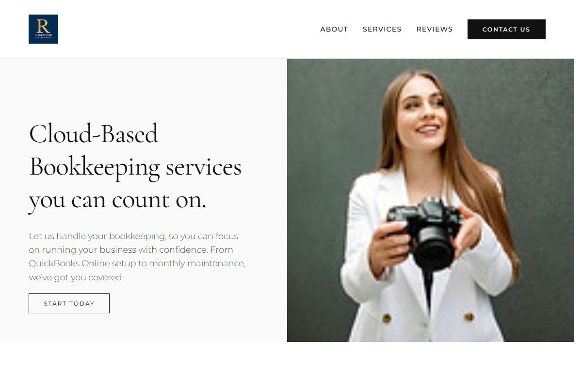 AI Redesign for rockwoodaccounting.com/