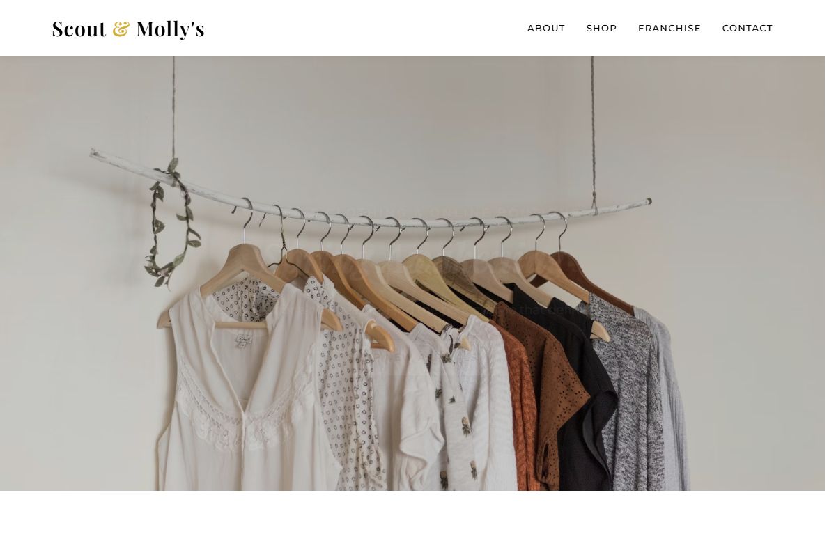 AI Redesign for scoutandmollys.com/