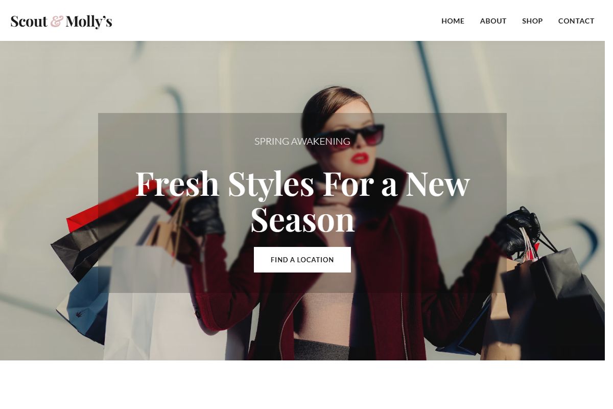 AI Redesign for scoutandmollys.com/