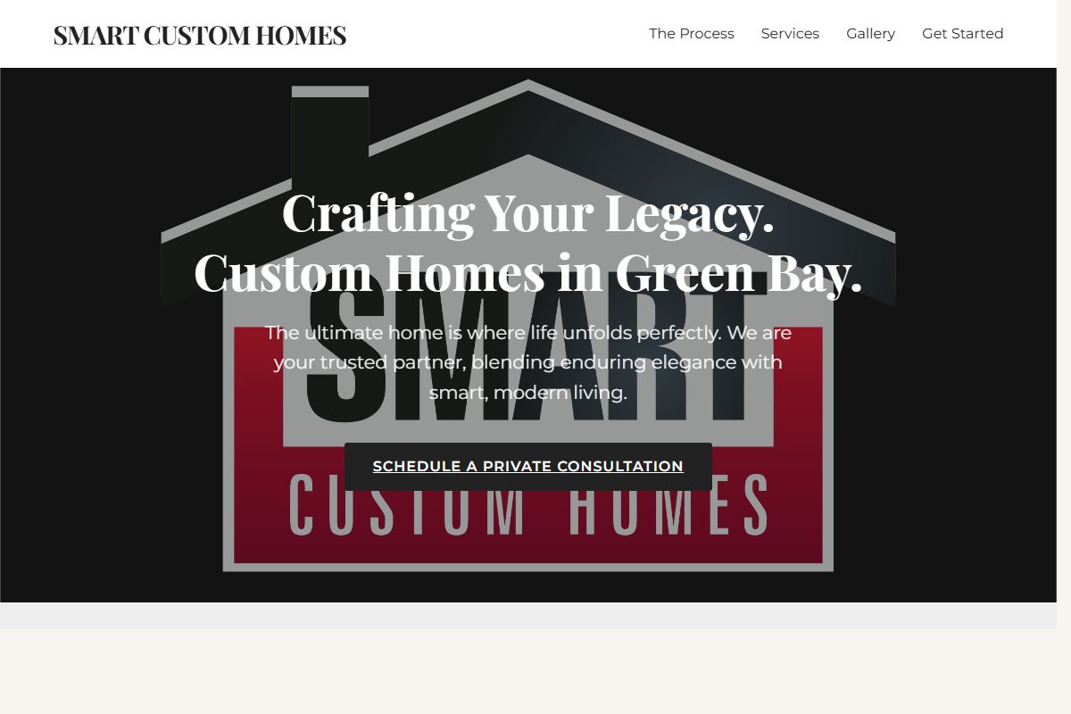 AI Redesign for smartcustomhomes.com/