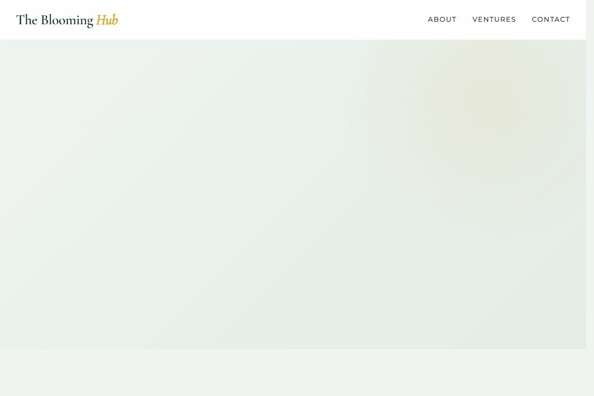 AI Redesign for thebloominghub.com/