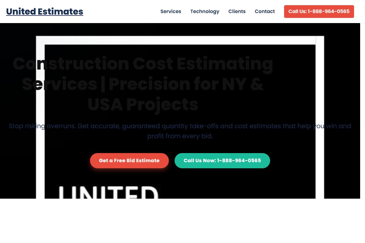 AI Redesign for unitedestimates.com/