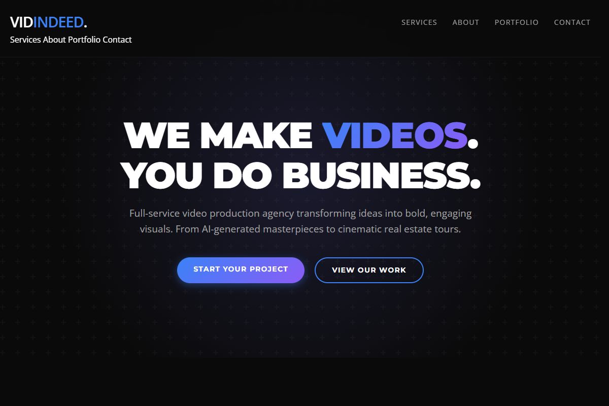 AI Redesign for vidindeed.com/