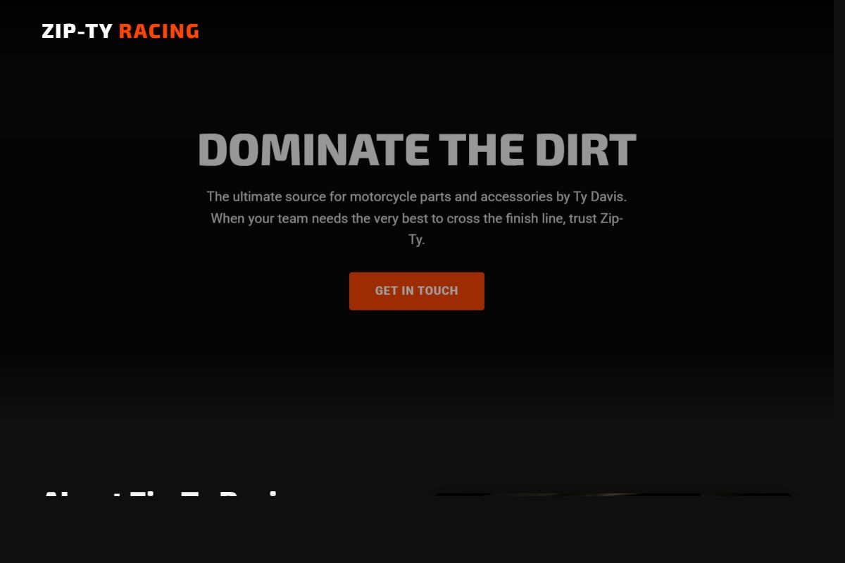 AI Redesign for ziptyracing.com/